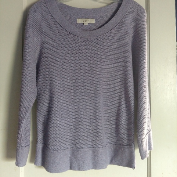 LOFT Lavender Sweater - Picture 1 of 4